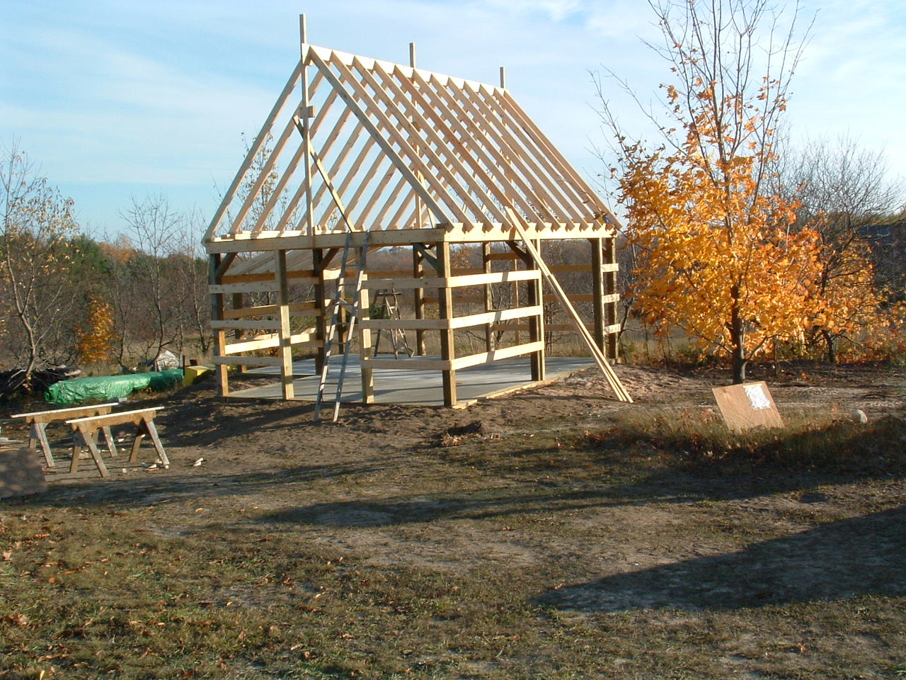 Building My Small Barn | Tom's Gardens